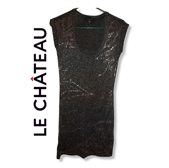 Le Chateau Sequin Beaded Dress - Picture 1 of 7